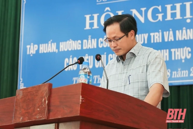 Tập huấn, hướng dẫn công tác duy trì và nâng cao chất lượng các tiêu chí chợ kinh doanh thực phẩm
