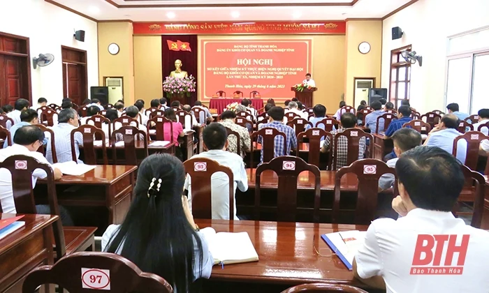 Kết quả nổi bật qua nửa nhiệm kỳ thực hiện Nghị quyết Đại hội Đảng bộ Khối Cơ quan và Doanh nghiệp tỉnh