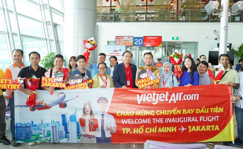 Vietjet khai trương đường bay TP Hồ Chí Minh – Jakarta nhân chuyến thăm của Chủ tịch Quốc hội đến Indonesia