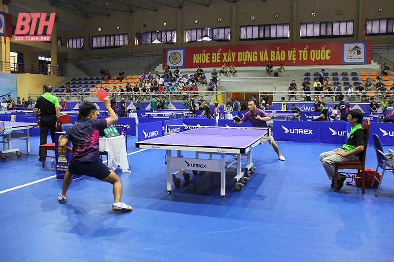 Khai mạc Giải Bóng bàn các Câu lạc bộ tỉnh Thanh Hóa mở rộng - Cúp Long Thành năm 2023