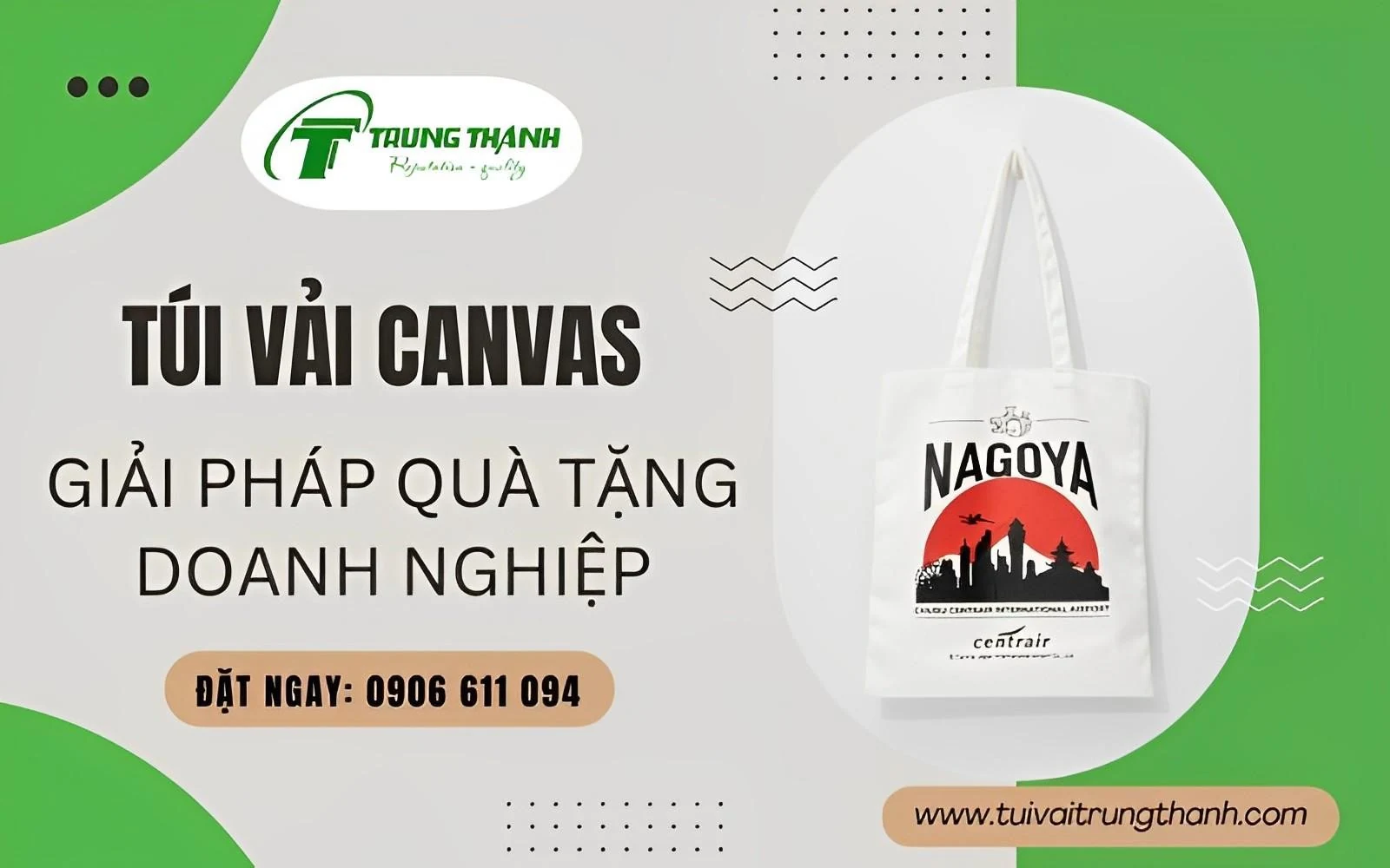 Trung Thành - xưởng may túi vải Canvas giá rẻ tại Thanh Hóa