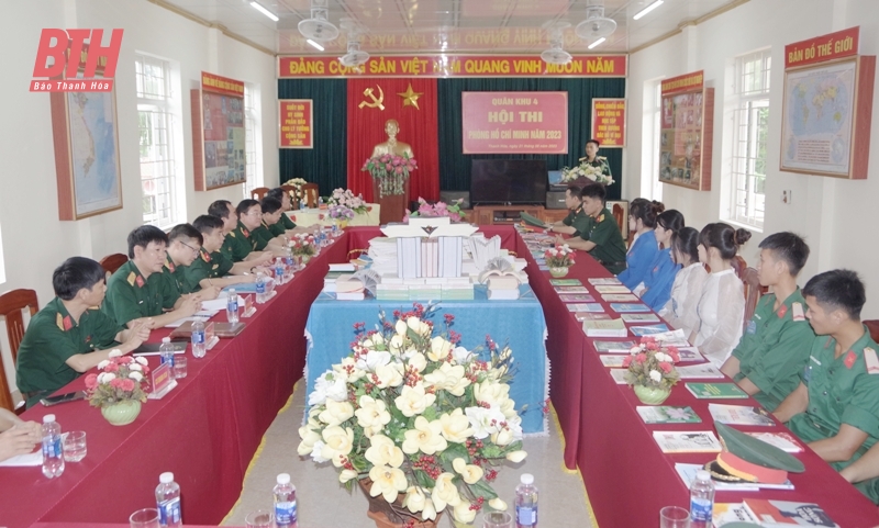 Bộ CHQS tỉnh Thanh Hóa hoàn thành tốt Hội thi phòng Hồ Chí Minh cấp Quân khu năm 2023