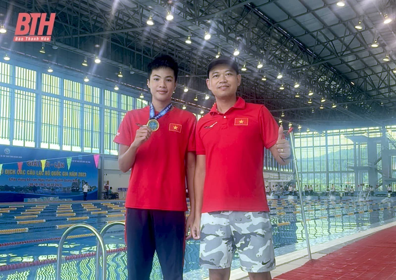 VĐV Thanh Hóa thi đấu xuất sắc tại Giải bơi – lặn các CLB quốc gia 2023