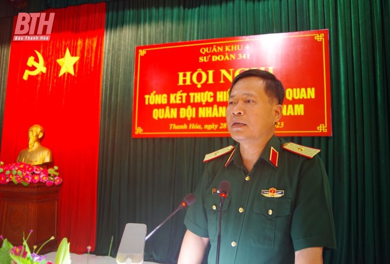 Sư đoàn 341 tổng kết thực hiện Luật Sĩ quan Quân đội Nhân dân Việt Nam