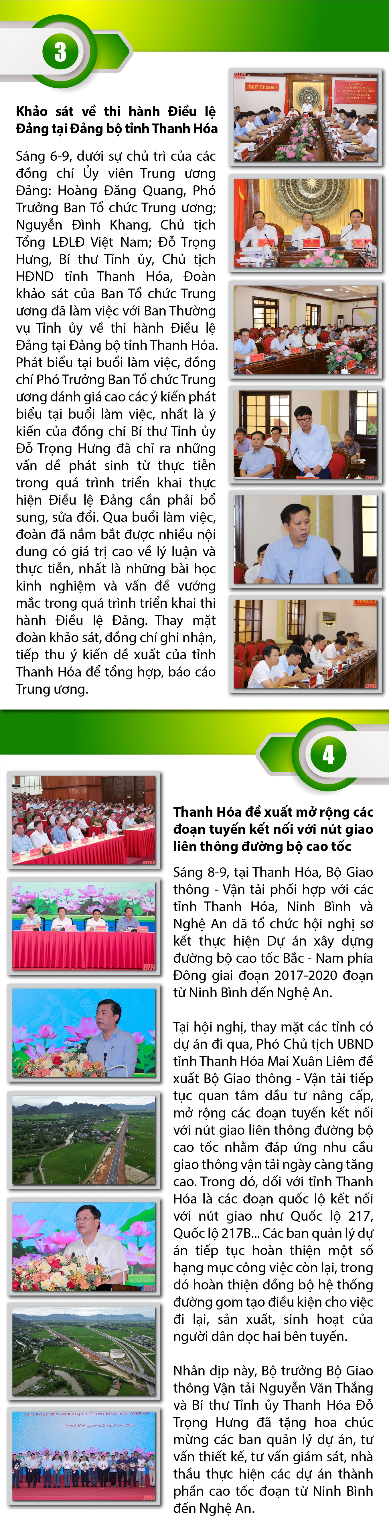 [Infographics] - Những sự kiện nổi bật trong tuần