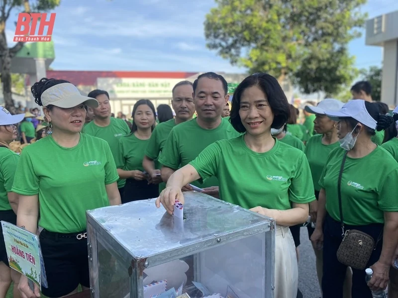 Hoằng Hóa: “Đi bộ gây quỹ - Vì hạnh phúc trẻ thơ”