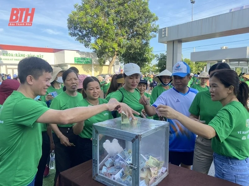 Hoằng Hóa: “Đi bộ gây quỹ - Vì hạnh phúc trẻ thơ”
