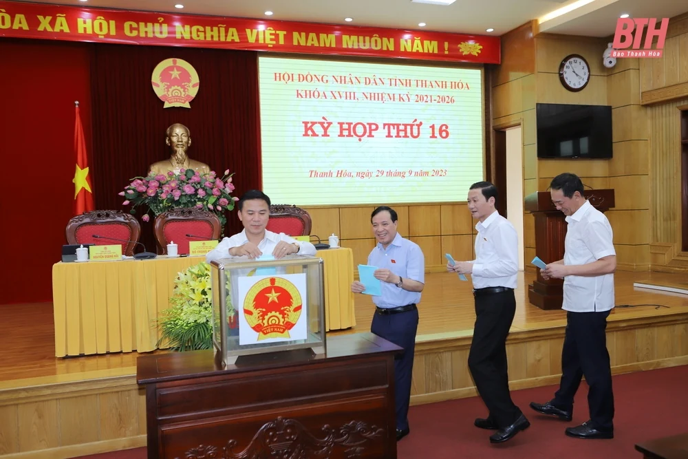 Kỳ họp thứ 16 HĐND tỉnh thông qua 28 Nghị quyết