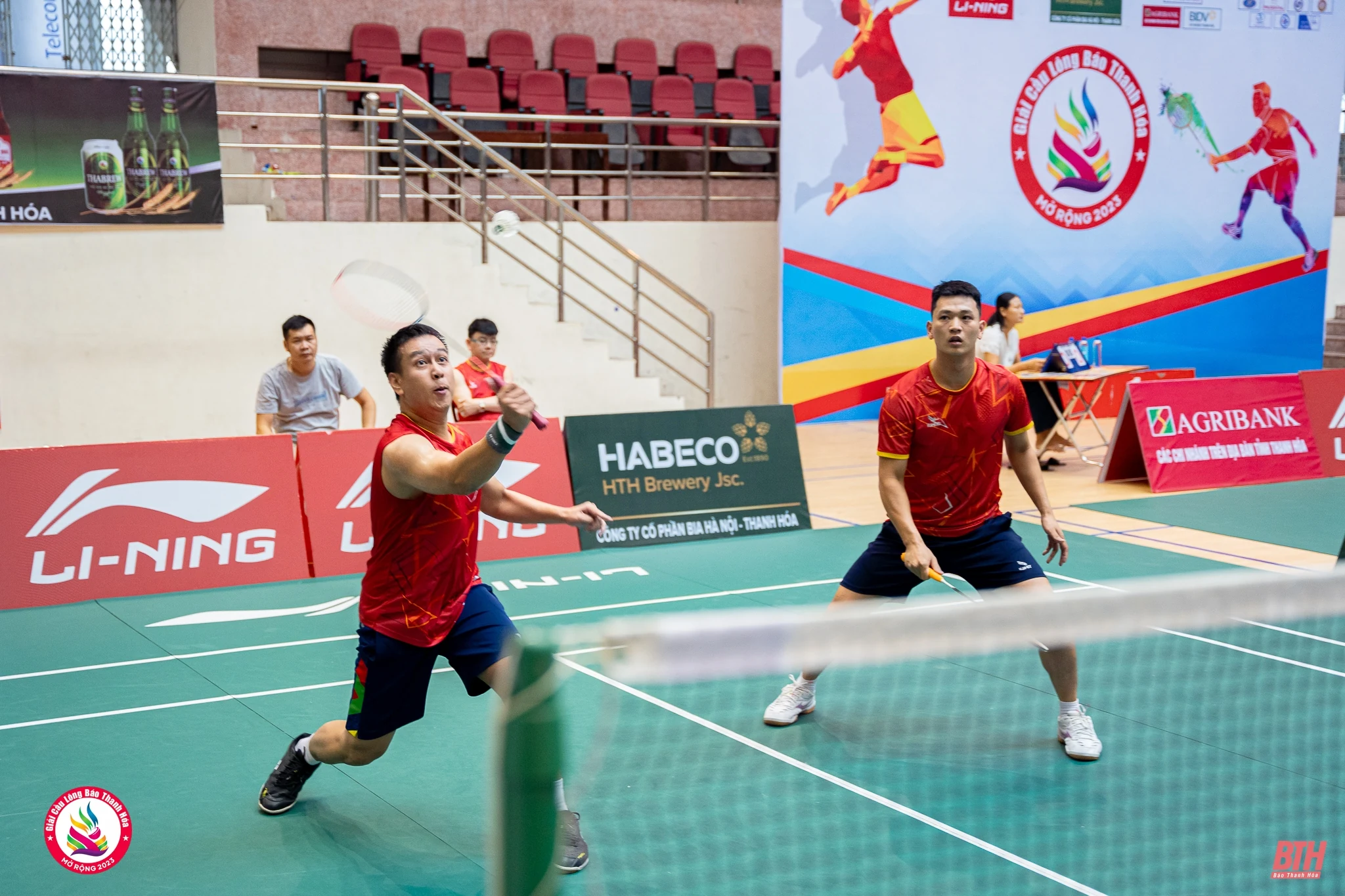 Những tay vợt hàng đầu bị loại đáng tiếc, Kamito Hà Nội khẳng định sức mạnh tại giải Cầu lông Báo Thanh Hoá mở rộng 2023
