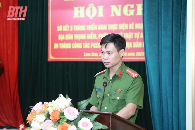 Hiệu quả công tác chuyển hóa địa bàn phức tạp về trật tự an toàn xã hội và PCCC ở phường Lam Sơn