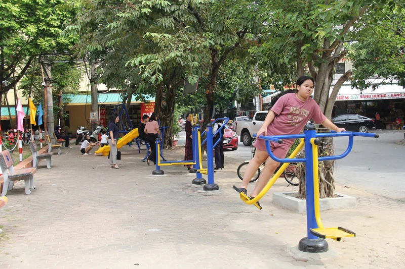 Khánh thành Khuôn viên văn hóa, TDTT khu phố 10, phường Lam Sơn