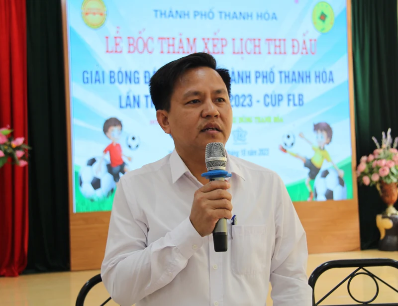 Giải bóng đá nhi đồng TP Thanh Hóa năm 2023 thu hút kỷ lục số đội tham gia
