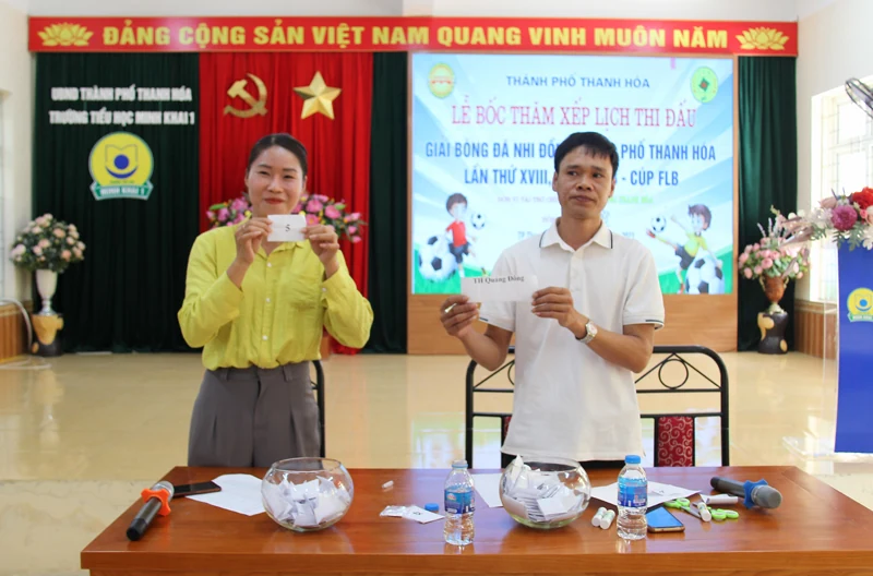 Giải bóng đá nhi đồng TP Thanh Hóa năm 2023 thu hút kỷ lục số đội tham gia