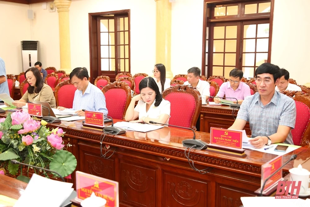 Phiên họp thứ 5 Ban Chỉ đạo phòng, chống tham nhũng, tiêu cực tỉnh Thanh Hóa