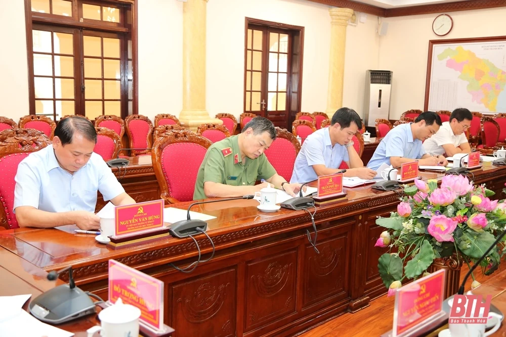 Phiên họp thứ 5 Ban Chỉ đạo phòng, chống tham nhũng, tiêu cực tỉnh Thanh Hóa