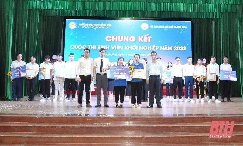 Sôi nổi chung kết cuộc thi “Sinh viên khởi nghiệp năm 2023” tại Trường Đại học Hồng Đức