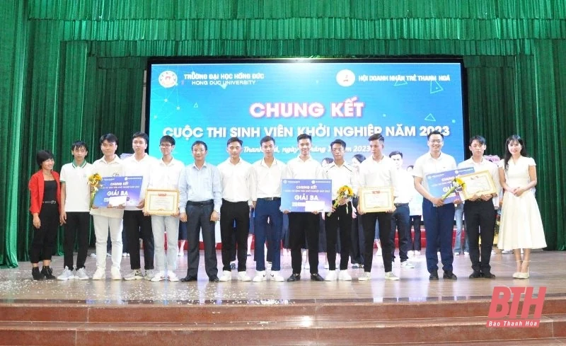 Sôi nổi chung kết cuộc thi “Sinh viên khởi nghiệp năm 2023” tại Trường Đại học Hồng Đức