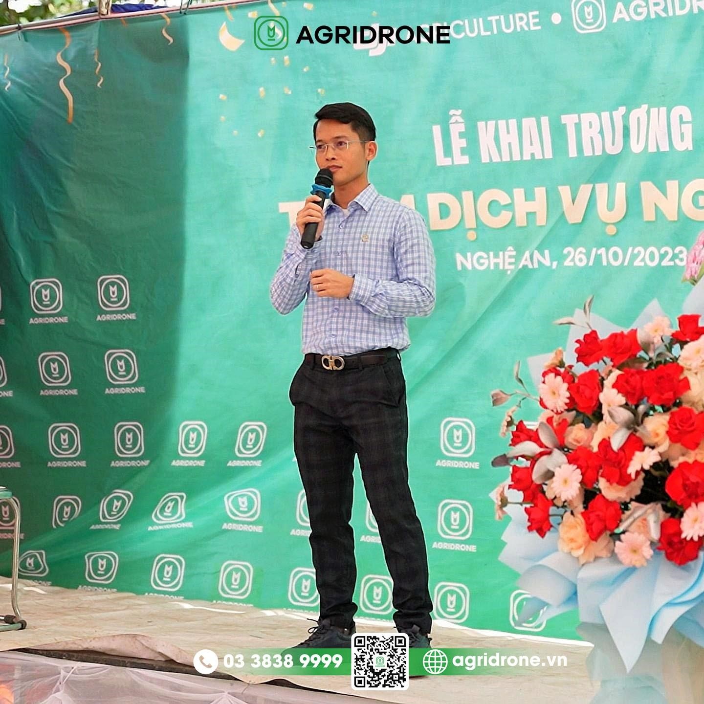 AgriDrone khai trương Trung tâm D ịch vụ máy bay nông nghiệp tại Bắc Trung Bộ