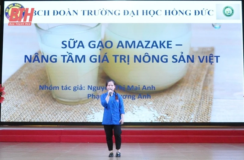 Sôi nổi chung kết cuộc thi “Sinh viên khởi nghiệp năm 2023” tại Trường Đại học Hồng Đức