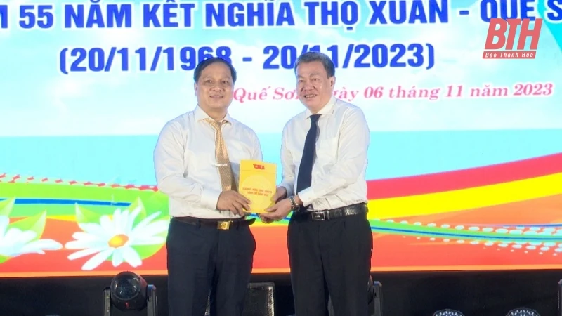 Gặp mặt kỷ niệm 55 năm ngày kết nghĩa Thọ Xuân - Quế Sơn