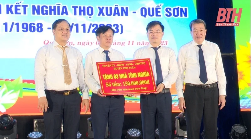 Gặp mặt kỷ niệm 55 năm ngày kết nghĩa Thọ Xuân - Quế Sơn