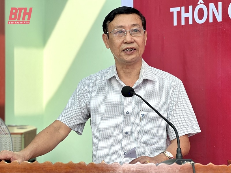Agribank Nam Thanh Hóa bàn giao nhà tình nghĩa cho gia đình có hoàn cảnh khó khăn tại huyện Nông Cống