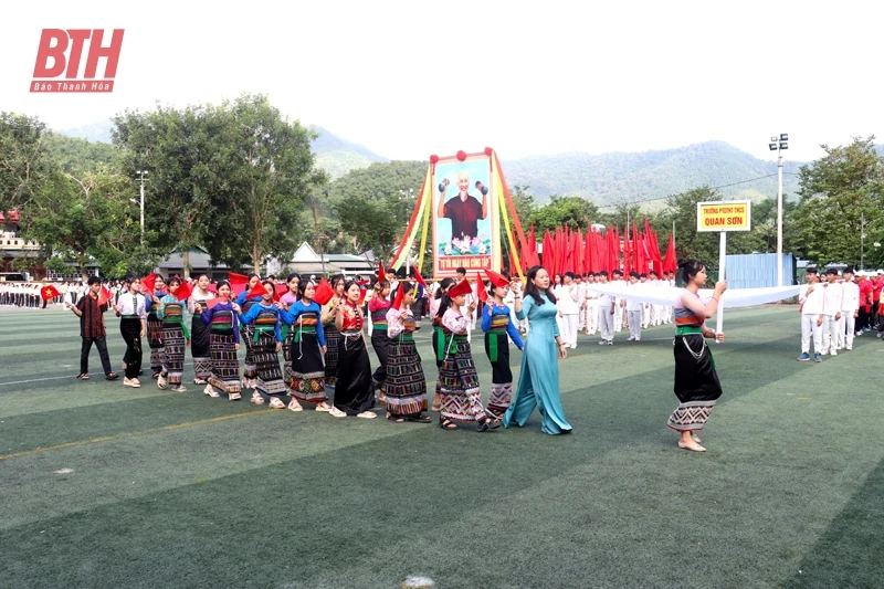 1.000 VĐV tranh tài tại Hội khỏe Phù Đổng huyện Quan Sơn lần thứ VII – năm 2023