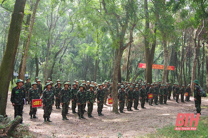 Ban CHQS TP Sầm Sơn xây dựng đơn vị vững mạnh toàn diện “mẫu mực, tiêu biểu”