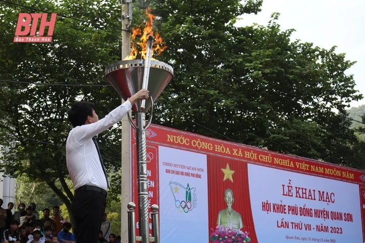 1.000 VĐV tranh tài tại Hội khỏe Phù Đổng huyện Quan Sơn lần thứ VII – năm 2023
