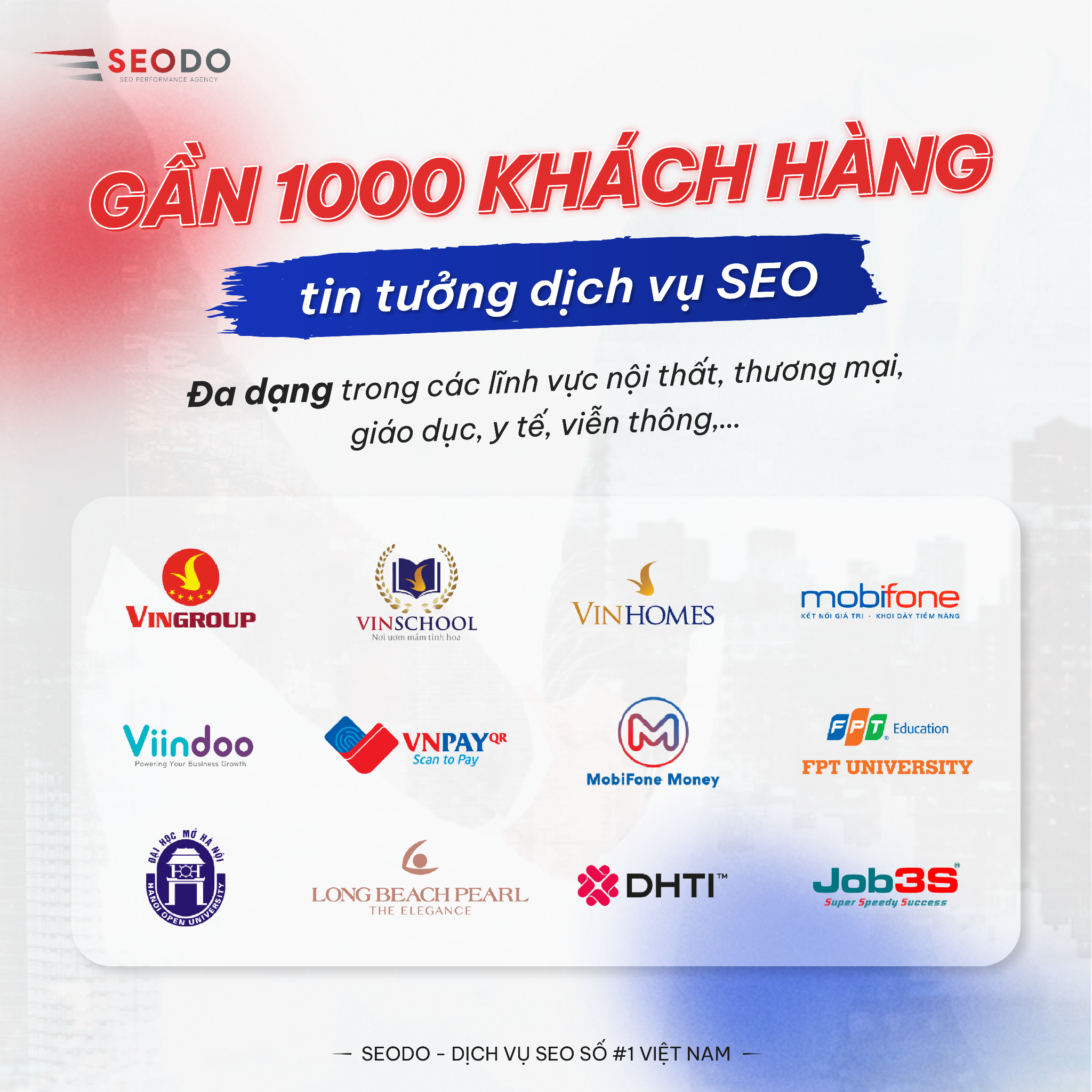 SEODO - Đơn vị SEO chuyên nghiệp, uy tín số 1 tại Việt Nam nhờ phương pháp SEO Branding
