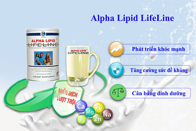 Sữa non Alpha Lipid dưỡng chất tăng cường sức khỏe từ bên trong