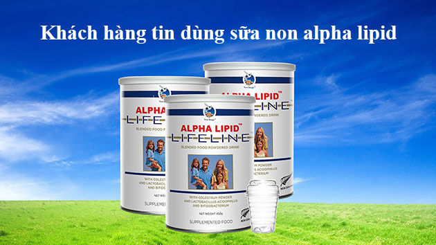 Sữa non Alpha Lipid dưỡng chất tăng cường sức khỏe từ bên trong