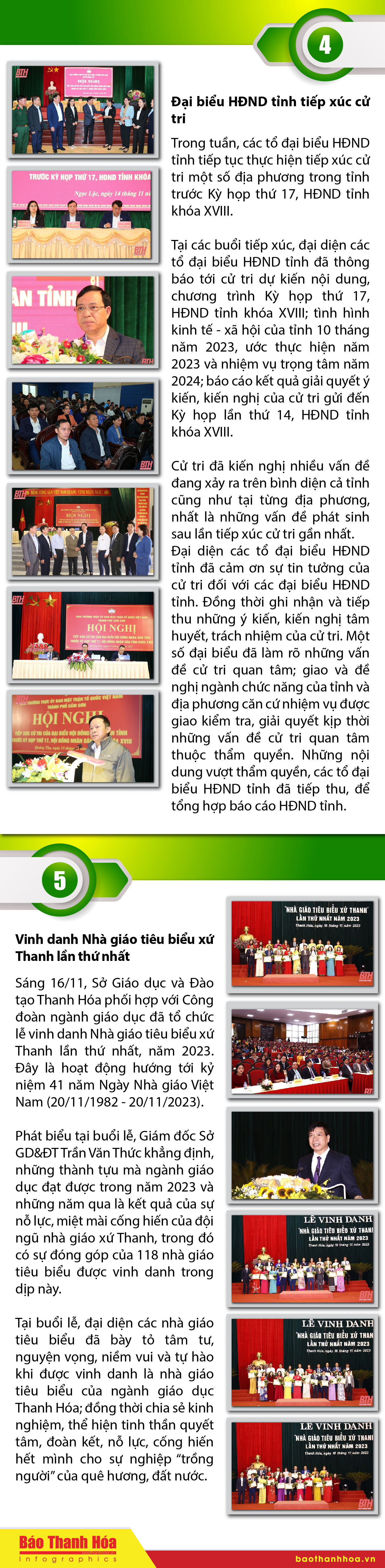 [Infographics] - Những sự kiện nổi bật trong tuần