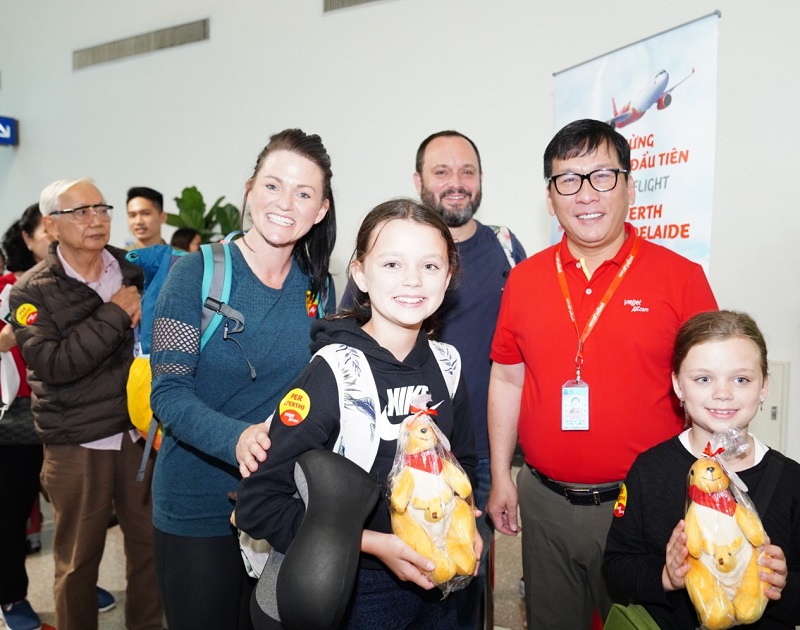 Vietjet khai trương đường bay đến Perth, Adelaide