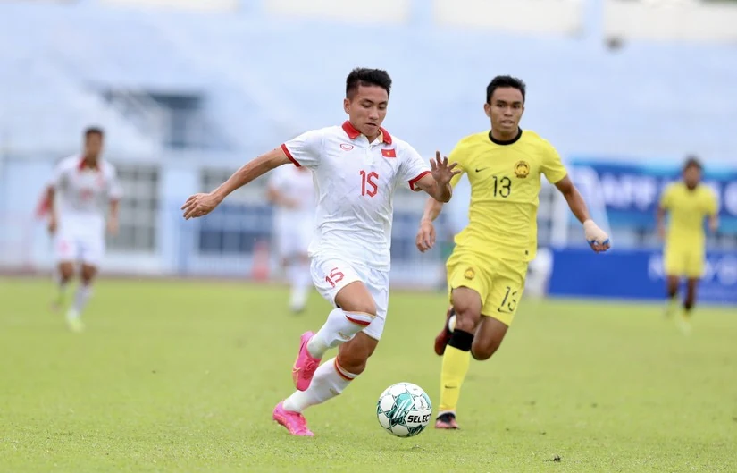 Thái Sơn và các đồng đội U23 Việt Nam vào bảng vừa sức ở VCK U23 Châu Á 2024