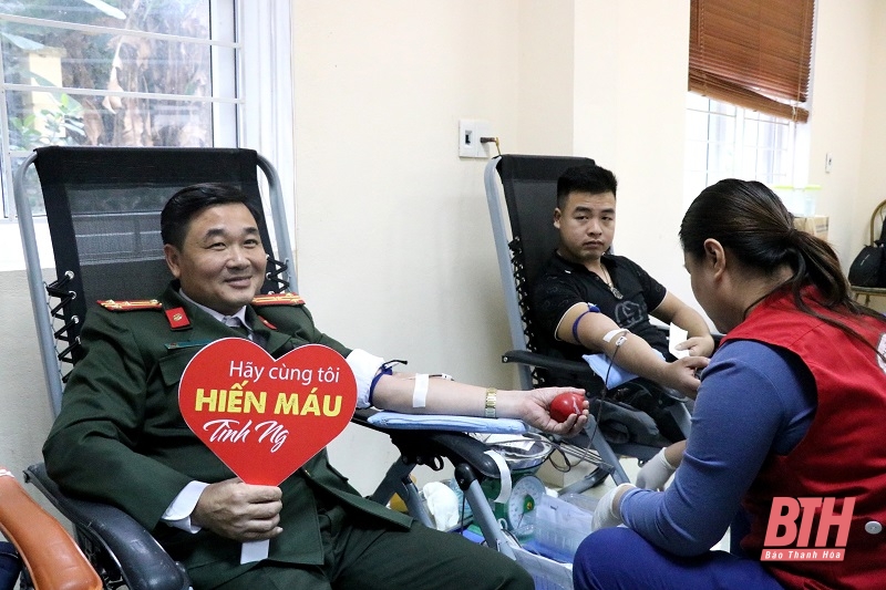 Thu 635 đơn vị máu từ Ngày hội hiến máu tình nguyện thị xã Bỉm Sơn