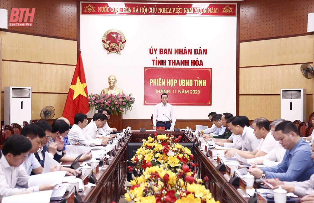 Phiên họp UBND tỉnh tháng 11: Thảo luận, cho ý kiến vào báo cáo, kế hoạch tài chính và một số nội dung quan trọng khác