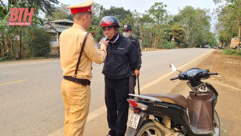 Xử lý hơn 460 trường hợp vi phạm nồng độ cồn trên tuyến đường Hồ Chí Minh