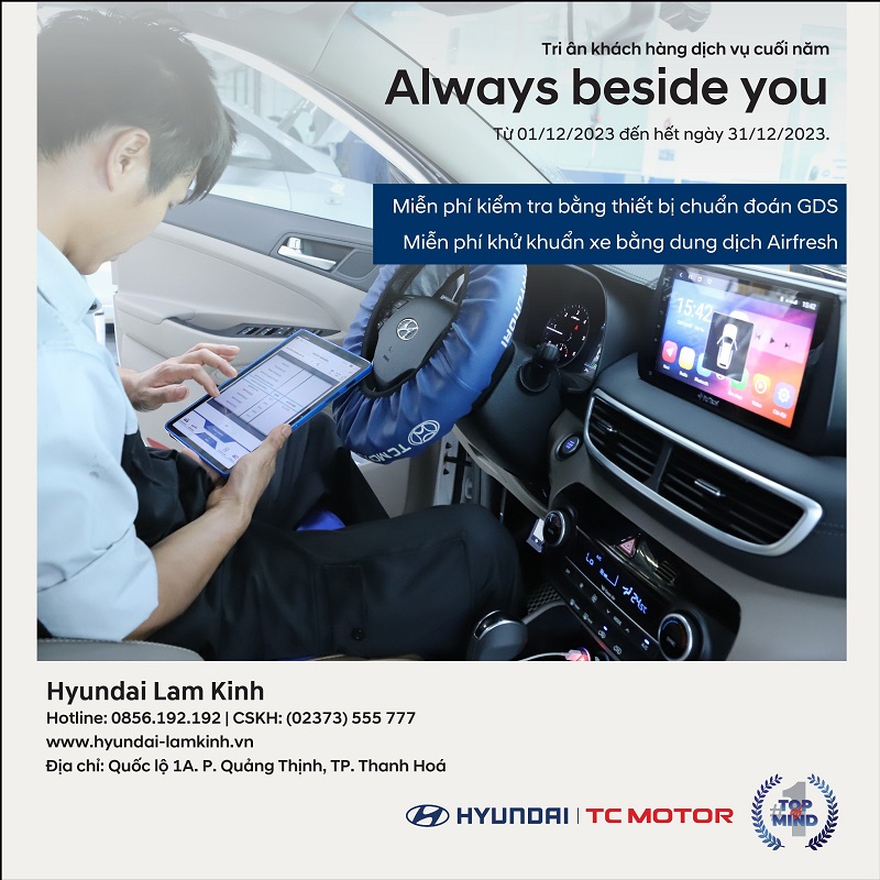 Hyundai Lam Kinh triển khai chương trình tri ân đặc biệt dịp cuối năm