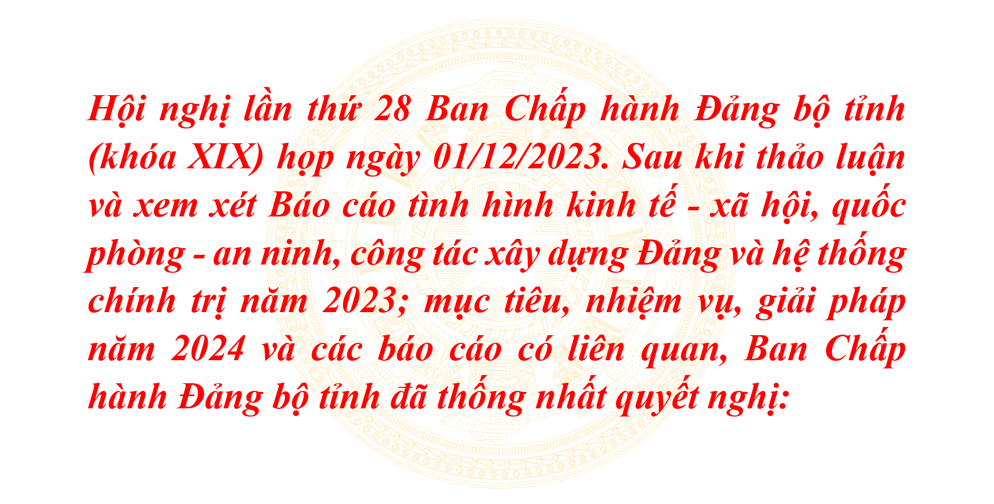 [E-Magazine] - Nghị quyết của Ban Chấp hành Đảng bộ tỉnh Thanh Hóa về phương hướng, nhiệm vụ năm 2024