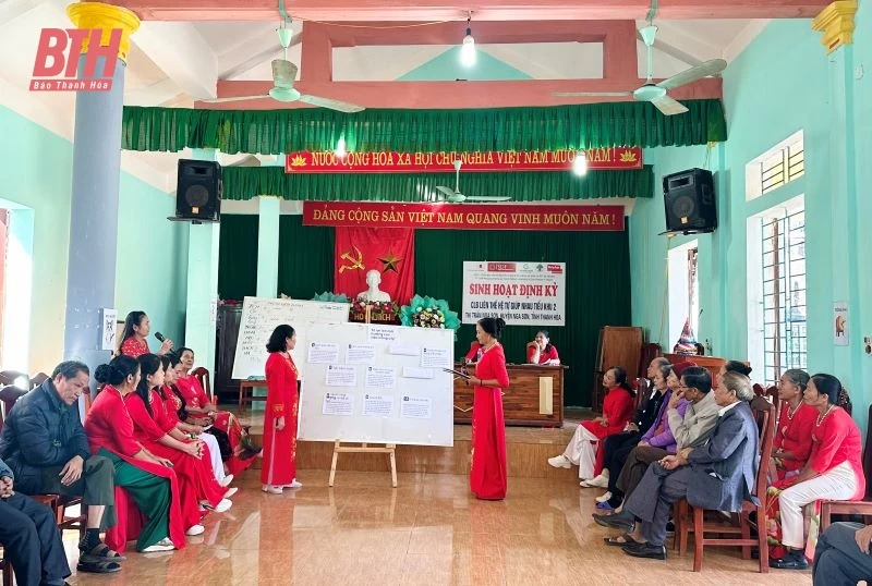 Tham quan, giới thiệu mô hình CLB Liên thế hệ tự giúp nhau tại Nga Sơn