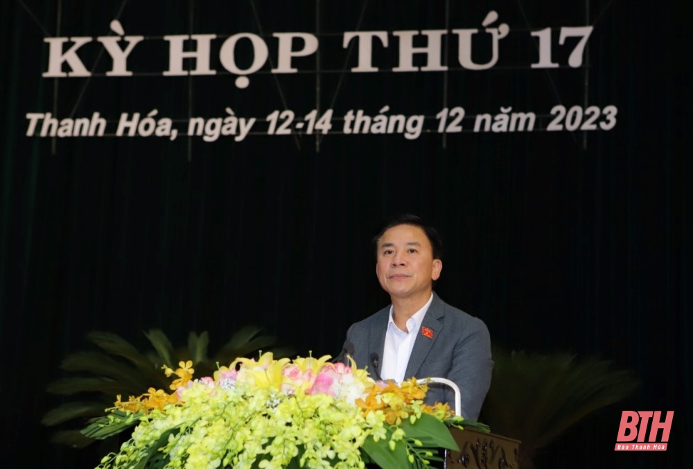 Kỳ họp thứ 17, HĐND tỉnh Thanh Hóa khóa XVIII: Lấy phiếu tín nhiệm đối với người giữ chức vụ do HĐND tỉnh bầu