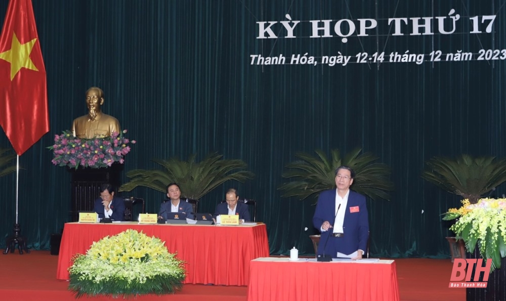 Kỳ họp thứ 17, HĐND tỉnh Thanh Hóa khóa XVIII: Chất vấn và trả lời chất vấn