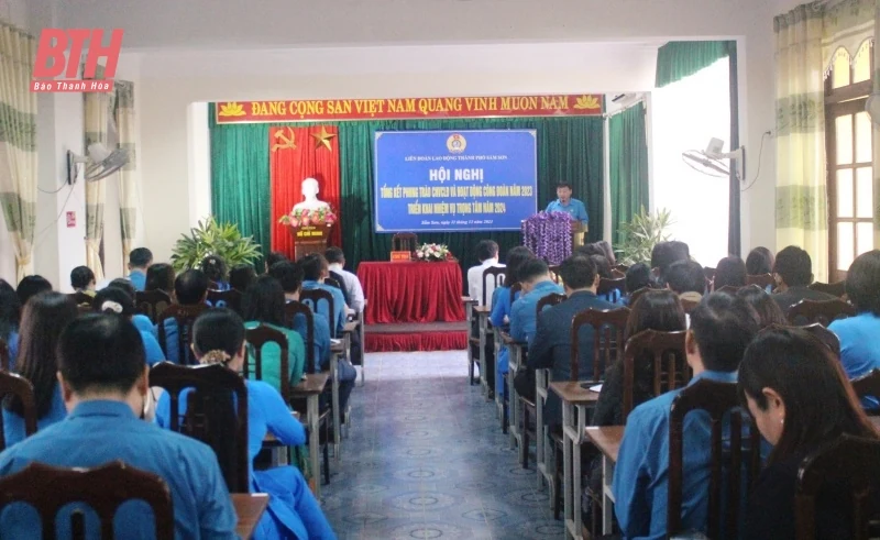 LĐLĐ TP Sầm Sơn quan tâm, chăm lo đời sống đoàn viên, người lao động