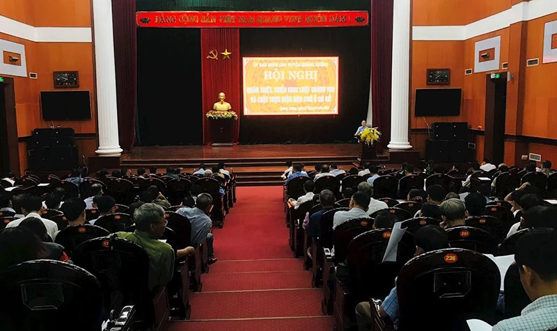Quảng Xương đẩy mạnh tuyên truyền, phổ biến, giáo dục pháp luật