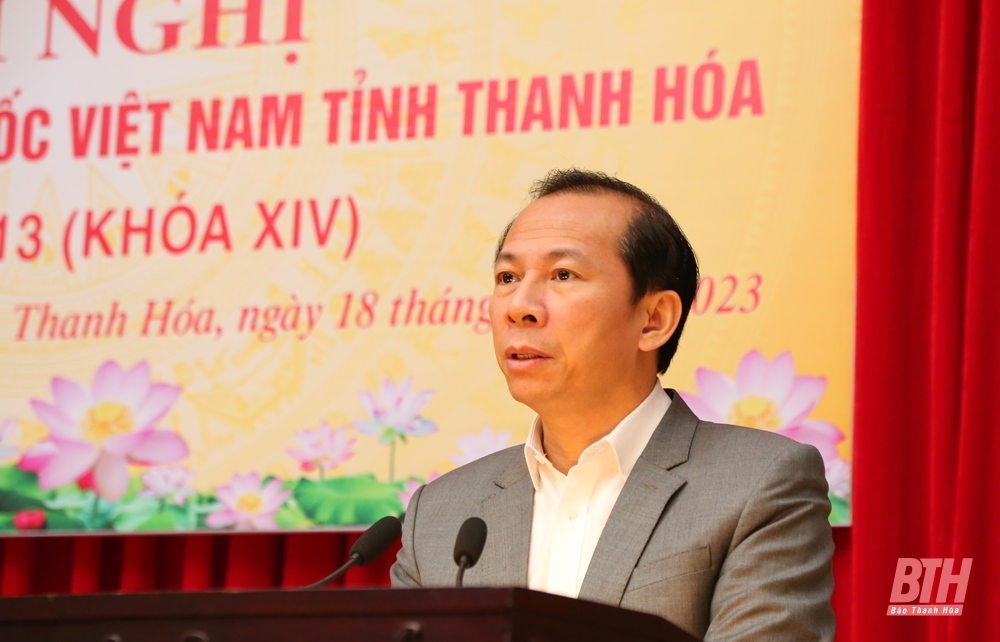 Hội nghị Ủy ban MTTQ tỉnh Thanh Hóa lần thứ 13 (khóa XV)