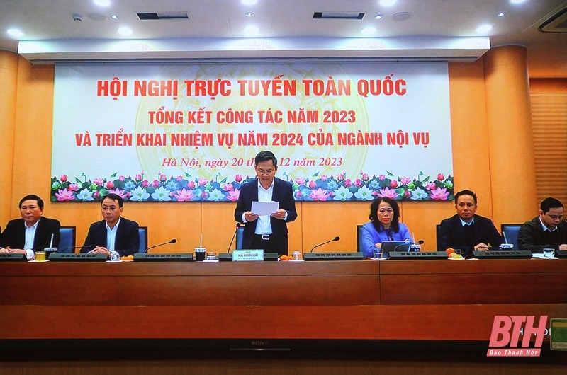 Hội nghị trực tuyến toàn quốc tổng kết ngành Nội vụ