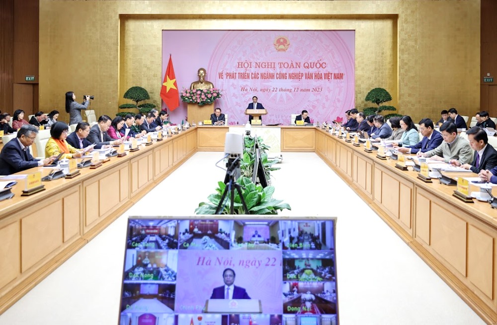 Hội nghị trực tuyến toàn quốc về phát triển các ngành công nghiệp văn hóa Việt Nam