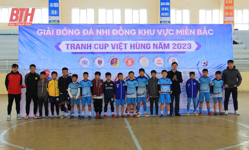 Giải bóng đá nhi đồng khu vực miền Bắc – Cúp Việt Hùng năm 2023 thành công tốt đẹp