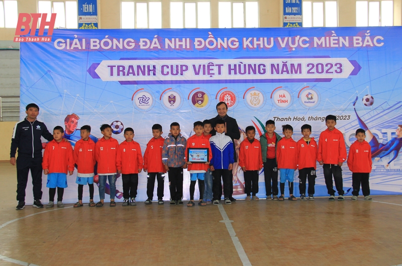 Giải bóng đá nhi đồng khu vực miền Bắc – Cúp Việt Hùng năm 2023 thành công tốt đẹp